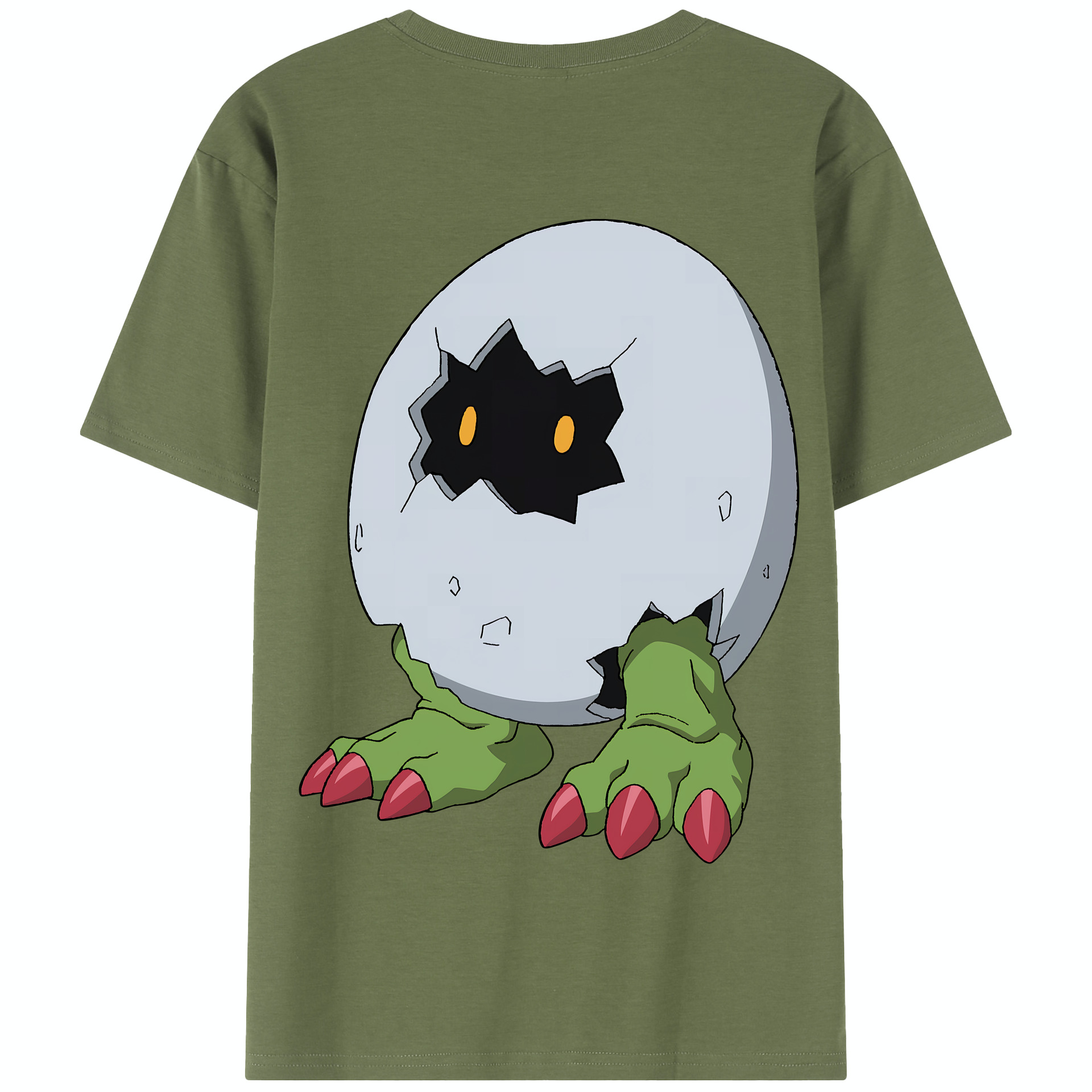 （画像用） Digimon デジタルモンスター/デジモン 綿100％半袖Tシャツ（背面プリント）